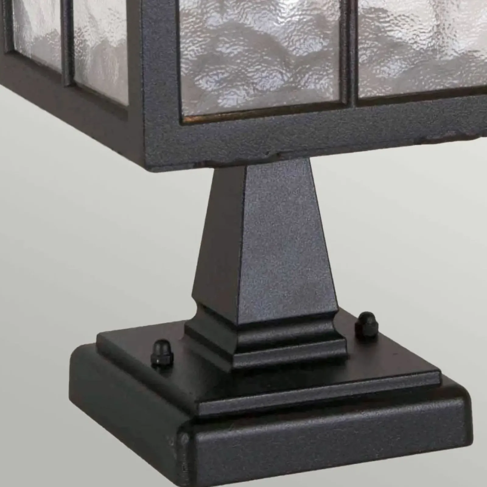 Sklep Kaja Czarna lampa cokołowa, stojąca BL25-BLACK z serii WINCHESTER* Lampy Ogrodowe Stojące
