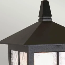 Sklep Kaja Czarna lampa cokołowa, stojąca BL25-BLACK z serii WINCHESTER* Lampy Ogrodowe Stojące