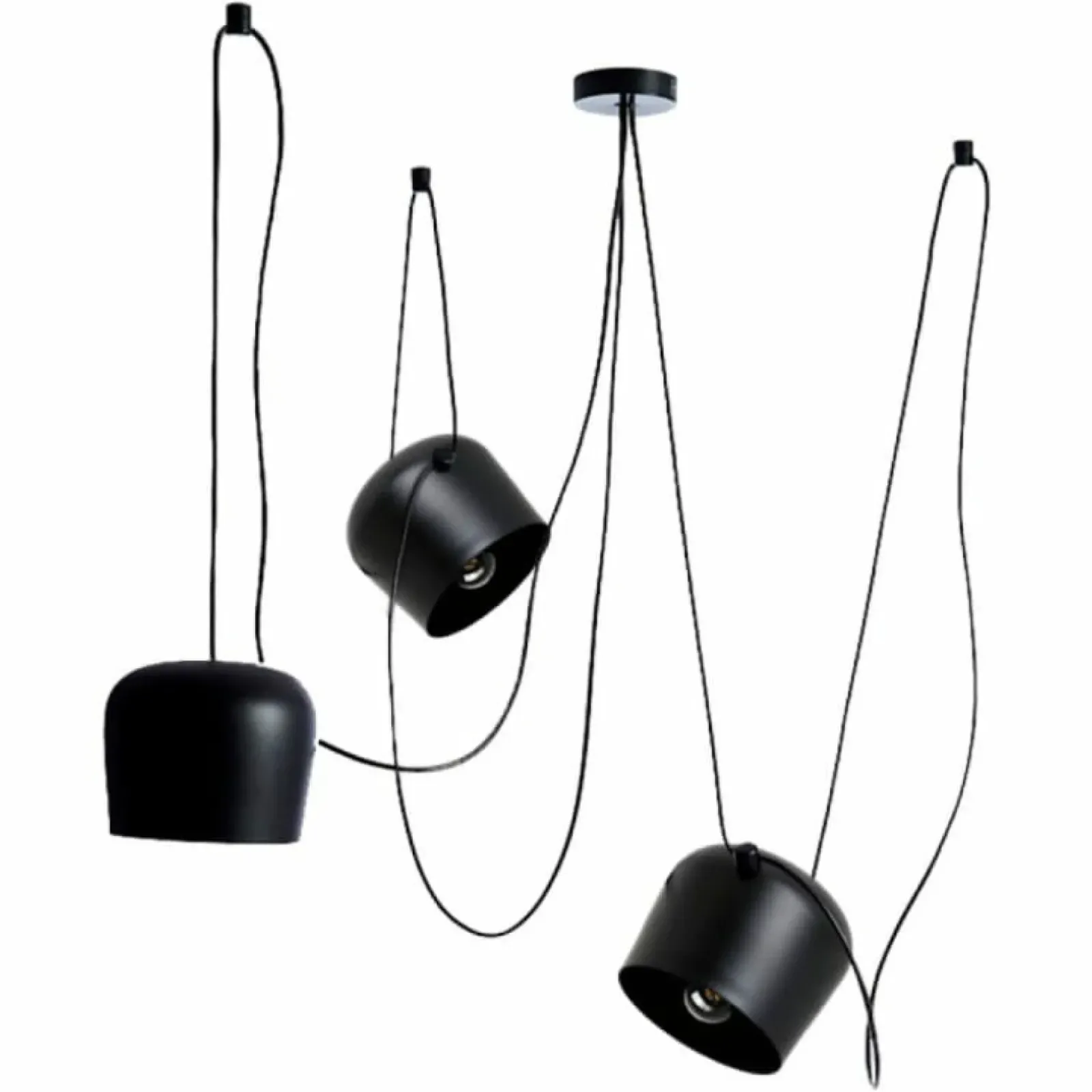 Sklep Kaja Czarna lampa do podwieszania ABR-SHIL-E27 SPIDER | Kaja Oświetlenie czarny Hot