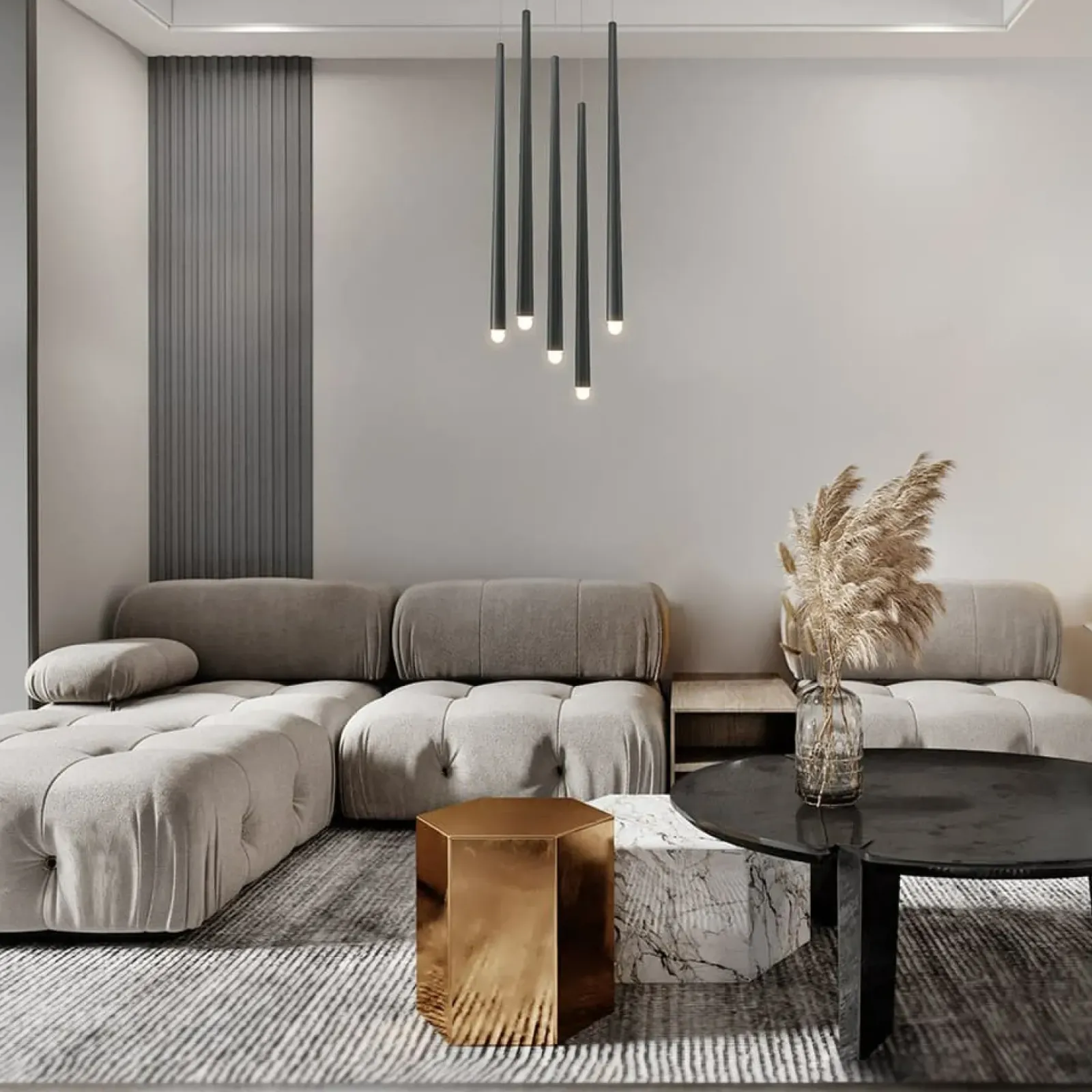 Sklep Kaja Czarna lampa ledowa, moc 31W MOD132PL-L30BK z serii CASCADE Store