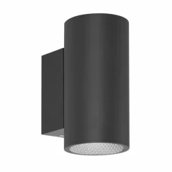 Sklep Kaja Czarna lampa na elewację LED 3000K 18,5cm OWL-2805-2-3K LENTA | Kaja* Kinkiety Ogrodowe
