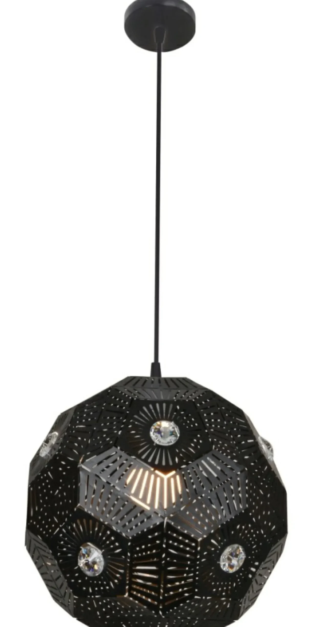 Sklep Kaja Czarna lampa na regulowanym zwisie 31-69764 EUPHORIA | Kaja* Randole Tradycyjne