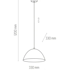 Sklep Kaja Czarna lampa na regulowanym zwisie TK 3194 FARO | Kaja Oświetlenie Best