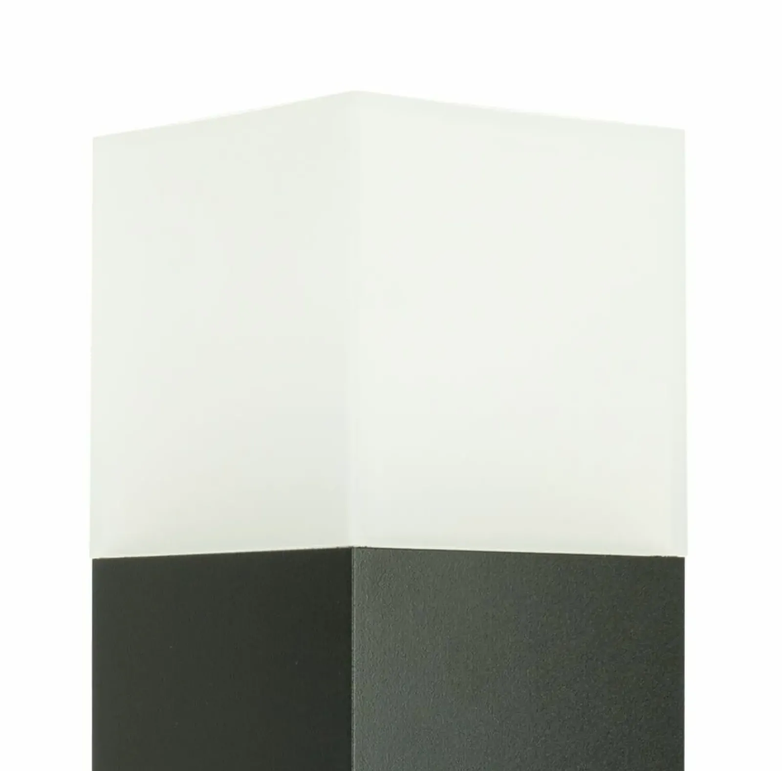 Sklep Kaja Czarna lampa ogrodowa, na żarówkę E27 CB-MAX 1000 BL z serii CUBE MAX | Kaja Ośw* Lampy Ogrodowe Stojące
