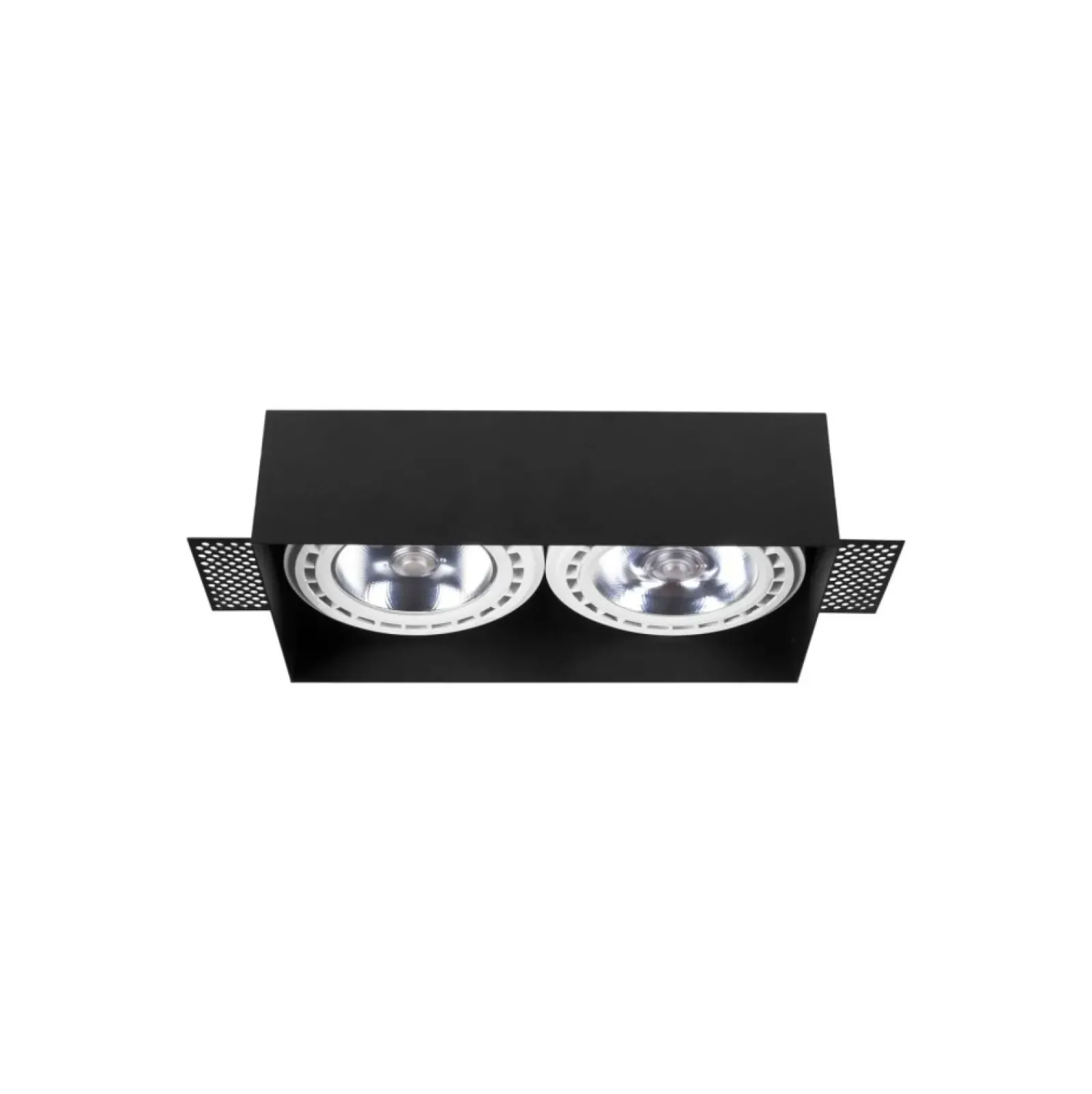 Sklep Kaja Czarna lampa podtynkowa, dwa źródła światła 9403 | Kaja Oświetlenie* Oprawy Podtynkowe