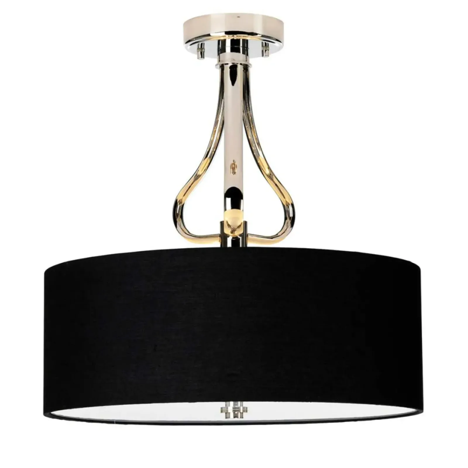 Sklep Kaja Czarna lampa sufitowa, abażur BATH-FALMOUTH-SF-PC z serii FALMOUTH Best