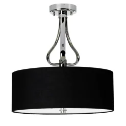 Sklep Kaja Czarna lampa sufitowa, abażur BATH-FALMOUTH-SF-PC z serii FALMOUTH Best