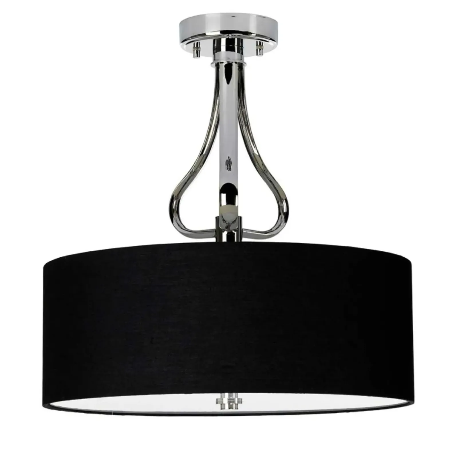 Sklep Kaja Czarna lampa sufitowa, abażur BATH-FALMOUTH-SF-PC z serii FALMOUTH Best