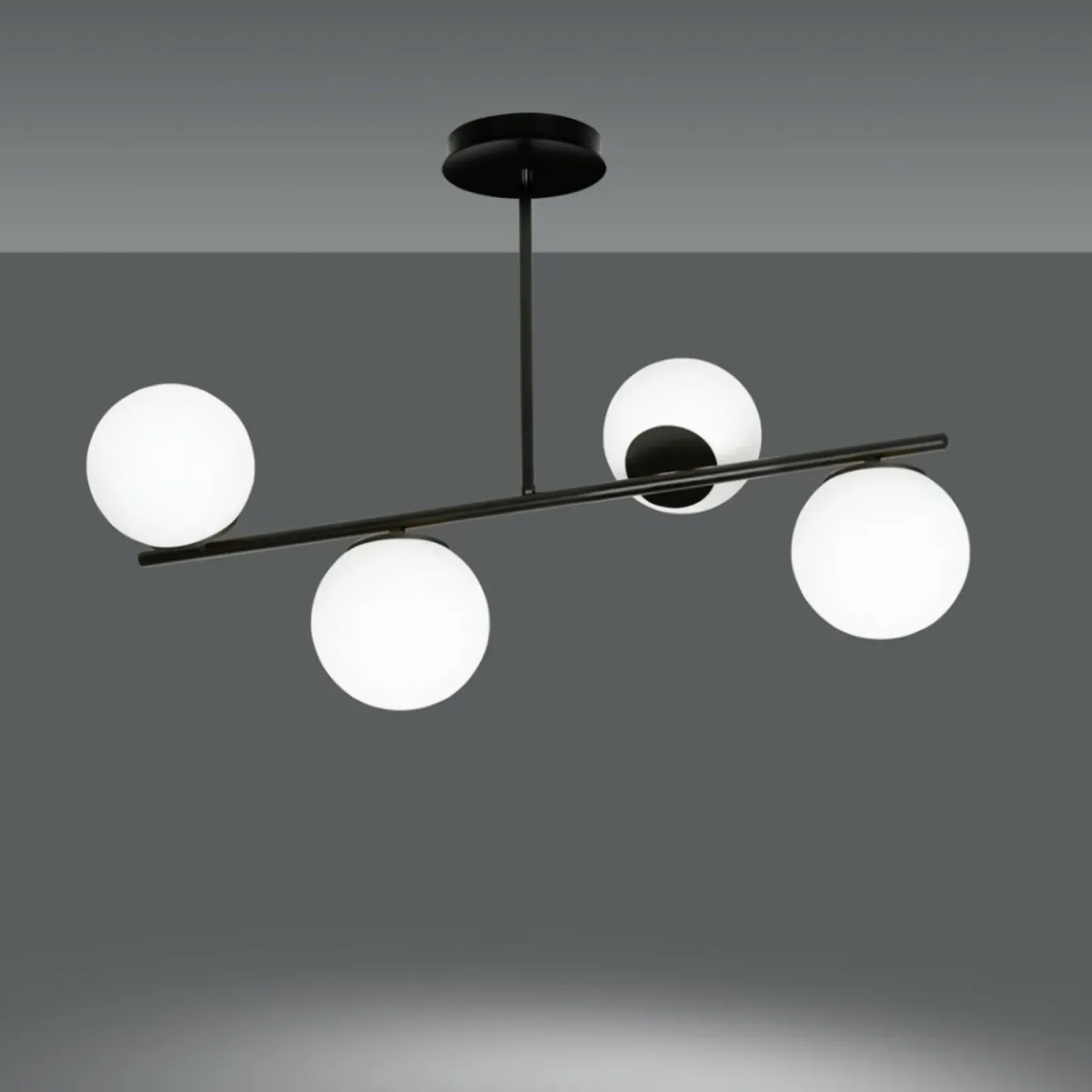 Sklep Kaja Czarna lampa sufitowa do korytarza 1020/4 BIOR | Kaja Oświetlenie Best Sale