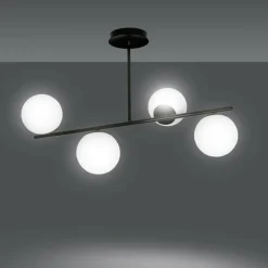 Sklep Kaja Czarna lampa sufitowa do korytarza 1020/4 BIOR | Kaja Oświetlenie Best Sale