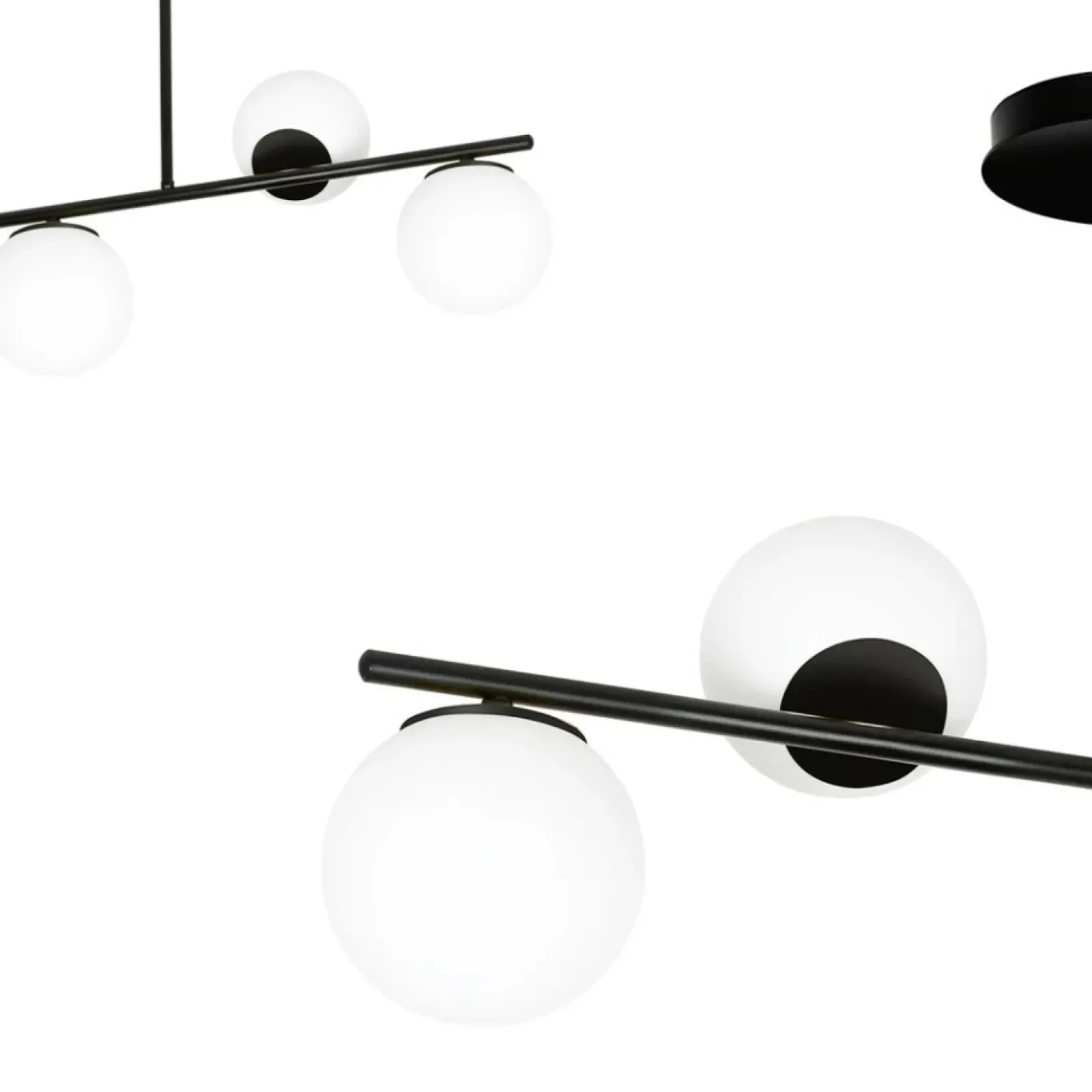 Sklep Kaja Czarna lampa sufitowa do korytarza 1020/4 BIOR | Kaja Oświetlenie Best Sale
