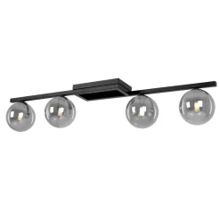 Sklep Kaja Czarna lampa sufitowa do oświetlenia salonu K-5465 z serii PAXI Discount