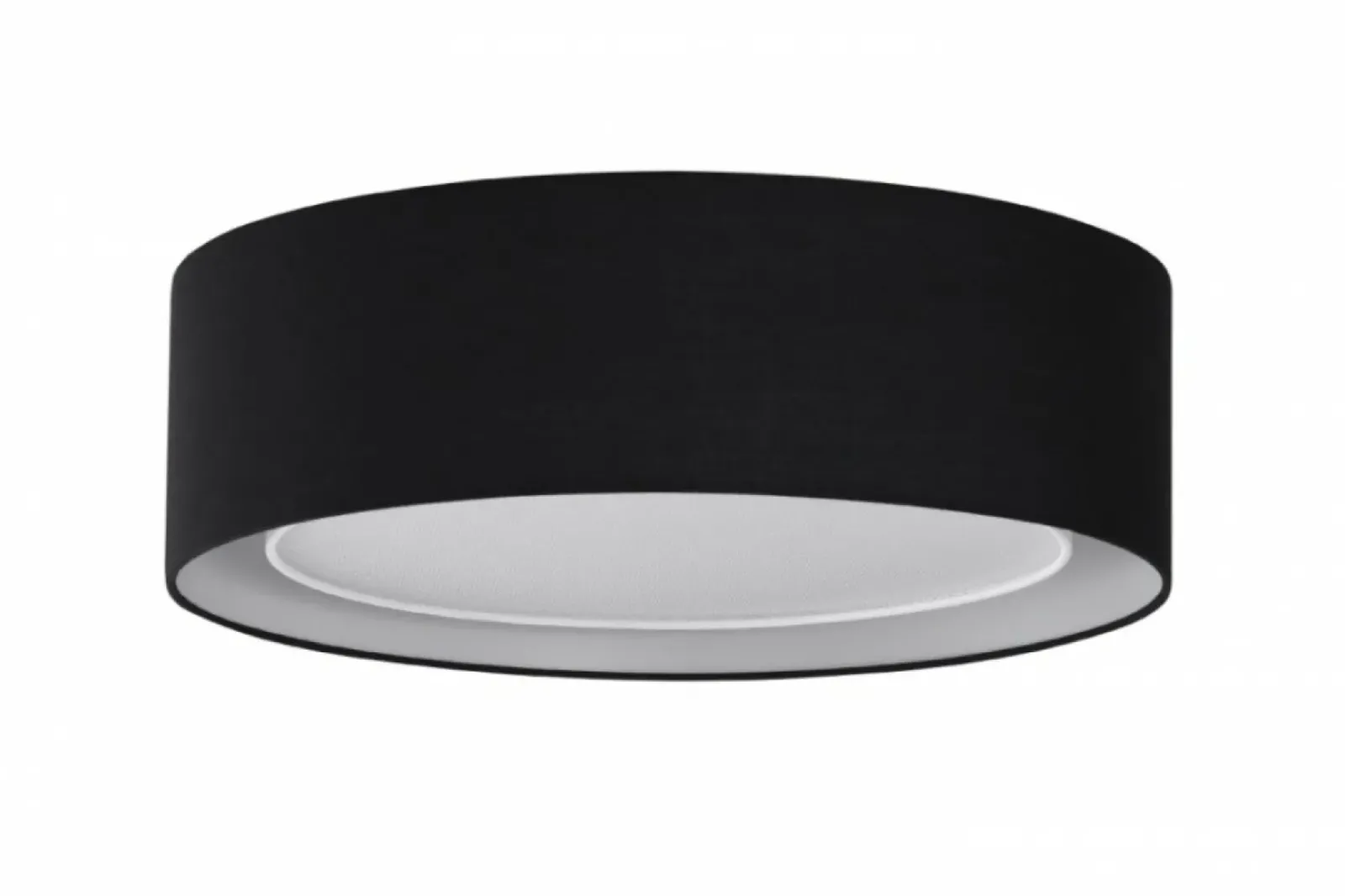 Sklep Kaja Czarna lampa sufitowa z abażurem do salonu AZ3331 MILO | Kaja czarny Store