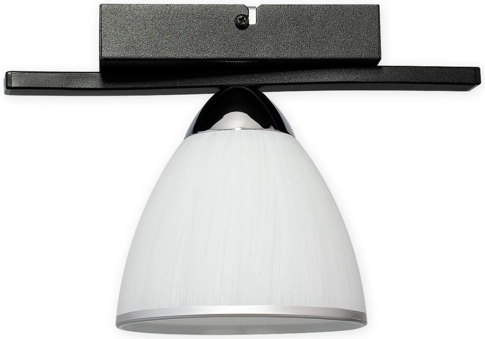 Sklep Kaja Czarna lampa sufitowa z białym kloszem O3251 P1 CZA + CH z serii FABER* Randole Tradycyjne