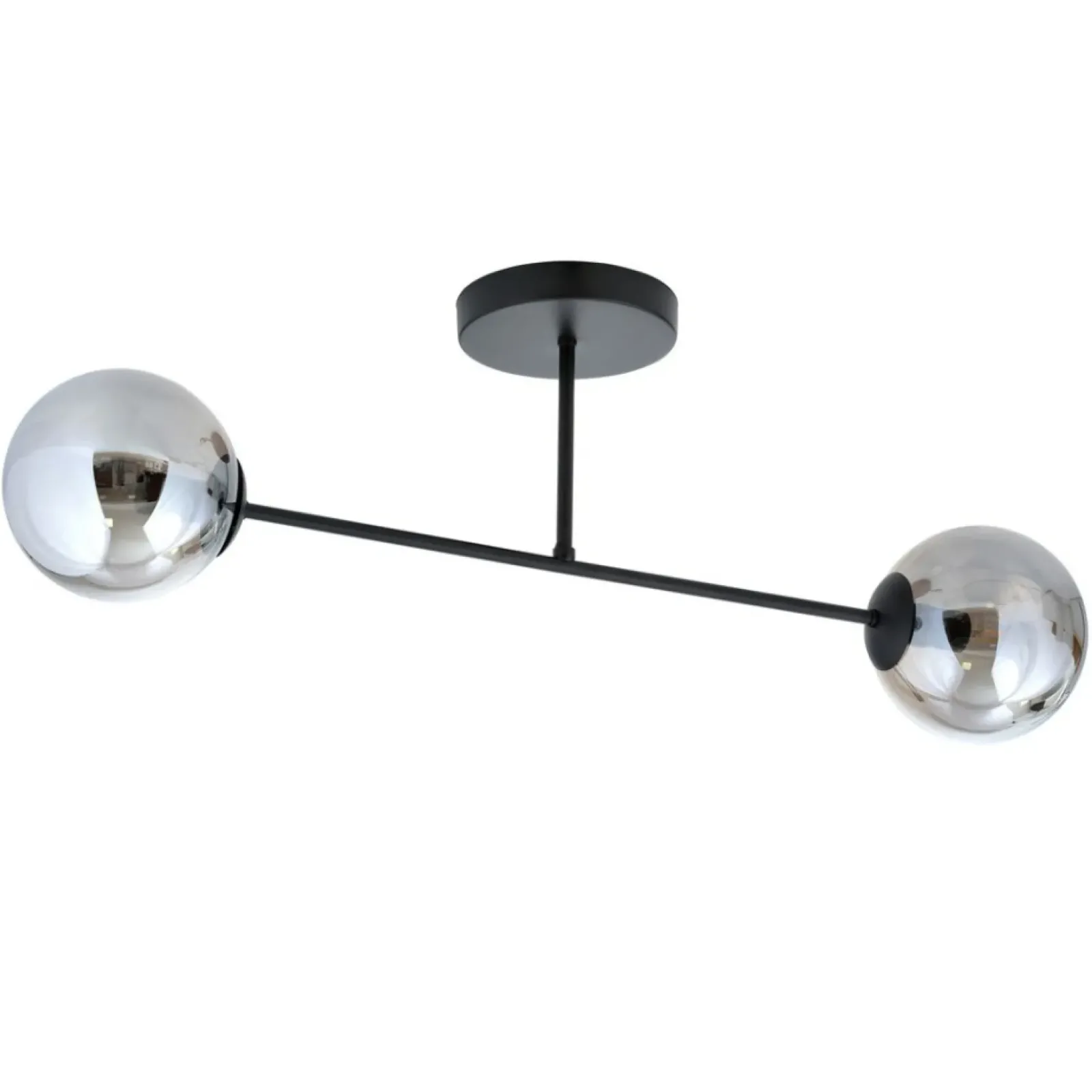 Sklep Kaja Czarna lampa sufitowa z grafitowymi kloszami 1245/2 z serii ROMA Flash Sale