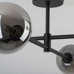 Sklep Kaja Czarna lampa sufitowa z grafitowymi kloszami TK 6235 SARIUS | Kaja Store