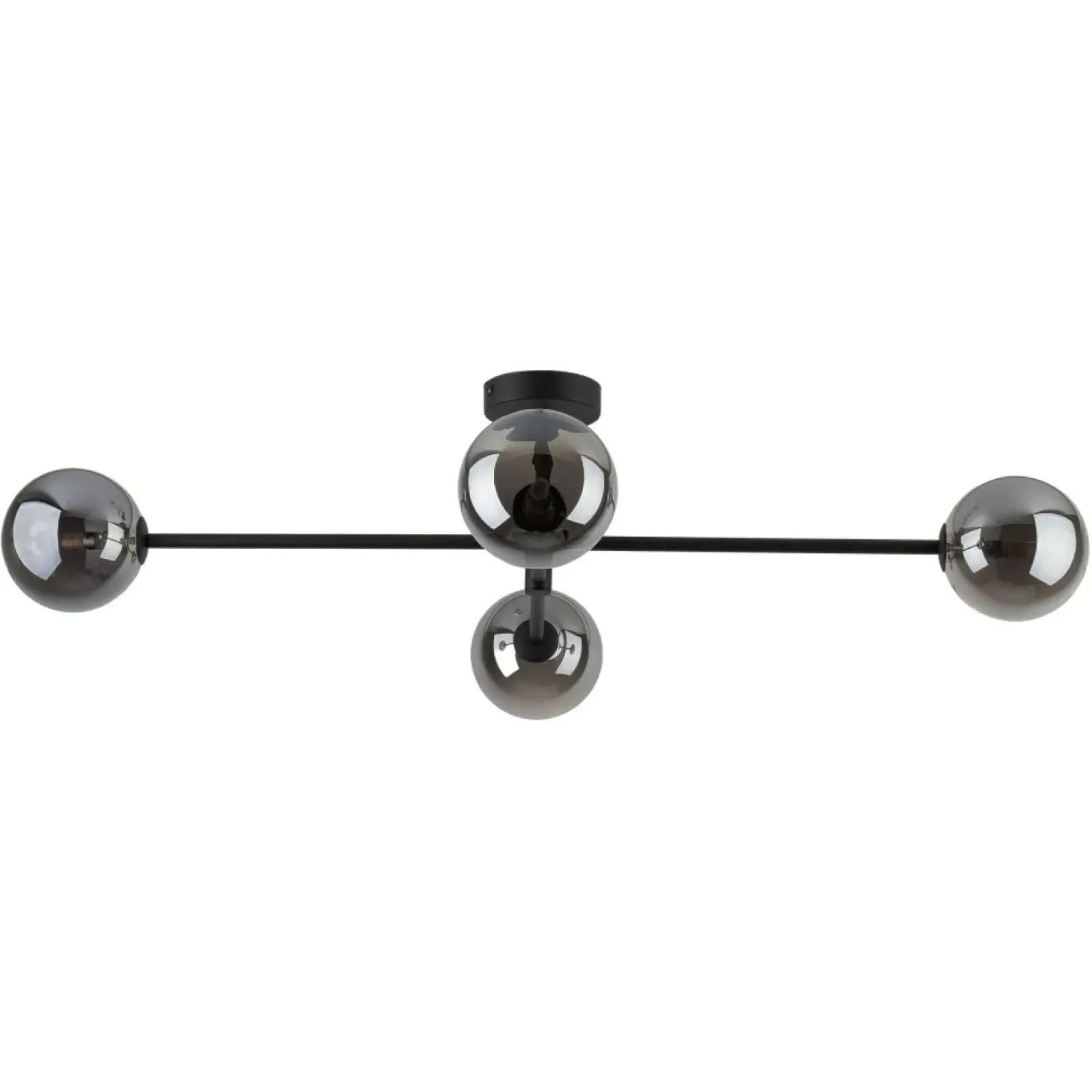 Sklep Kaja Czarna lampa sufitowa z grafitowymi kloszami TK 6235 SARIUS | Kaja Store