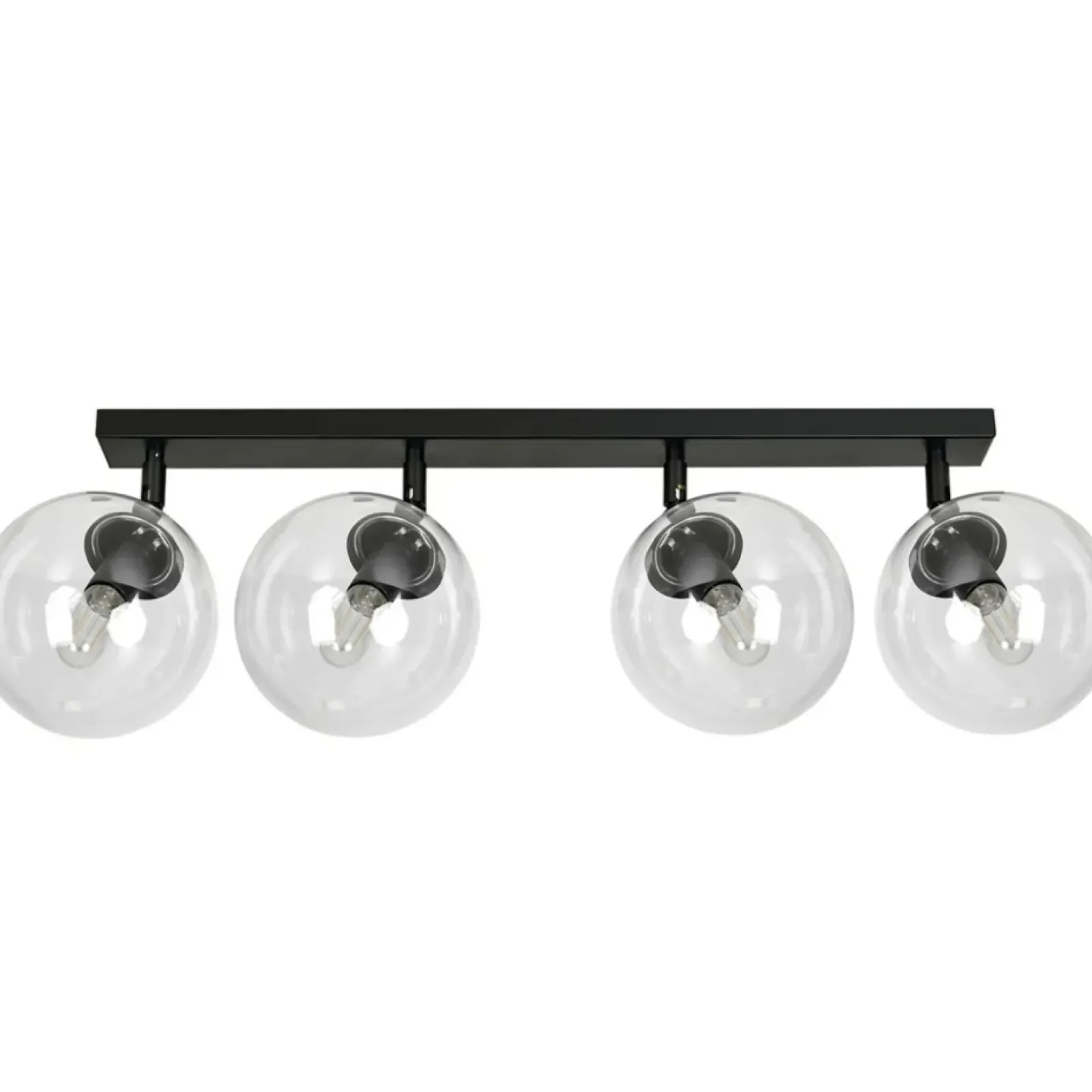 Sklep Kaja Czarna lampa sufitowa z regulowanymi kloszami 776/4 | Kaja Oświetlenie Sale