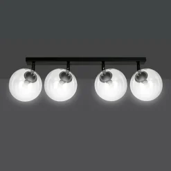 Sklep Kaja Czarna lampa sufitowa z regulowanymi kloszami 776/4 | Kaja Oświetlenie Sale