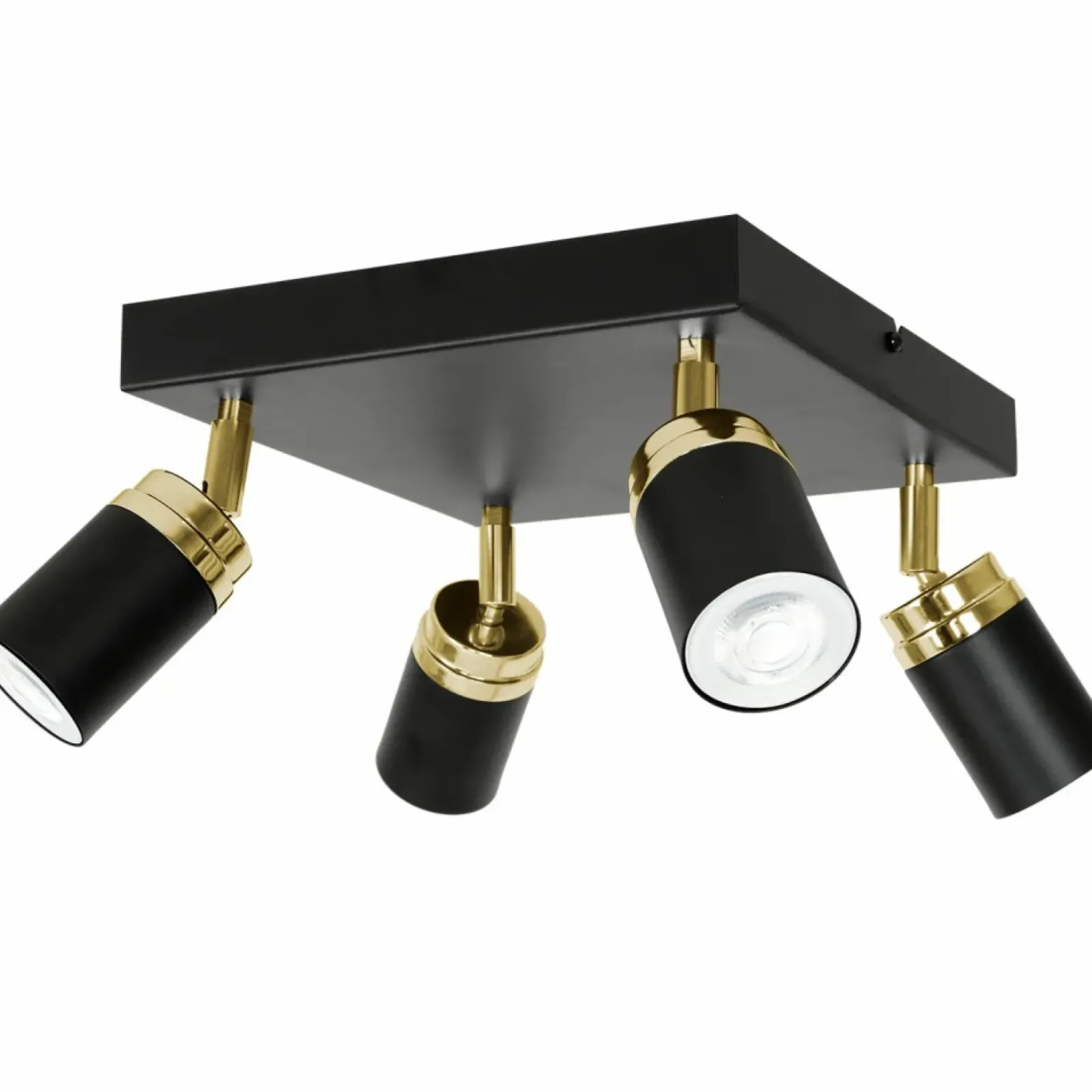 Sklep Kaja Czarna lampa sufitowa ze złotymi przegubami LX 5166 z serii RENO Best