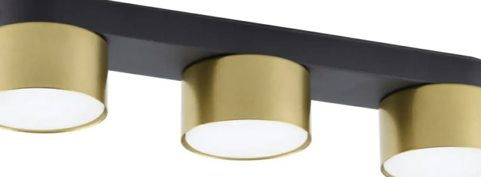Sklep Kaja Czarna lampa sufitowa ze spotami TK 6142 SPACE GOLD | Kaja Oświetlenie Discount