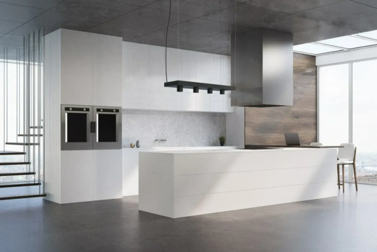 Sklep Kaja Czarna lampa wisząca – listwa z czterema spotami 9381 | Kaja czarny Shop