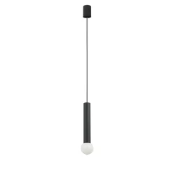 Sklep Kaja Czarna lampa wisząca – tuba z gwintem E27 7852 | Kaja Oświetlenie czarny Cheap