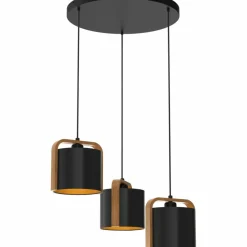 Sklep Kaja Czarna lampa wisząca, dekoracyjne abażury LX 4131 z serii JONKO | Kaja New