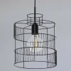 Sklep Kaja Czarna lampa wisząca do salonu w stylu loft 67113 LANA | Kaja Cheap