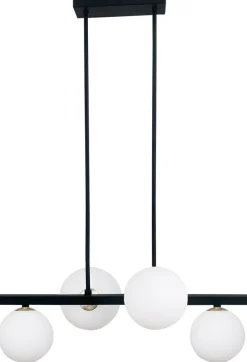Sklep Kaja Czarna lampa wisząca, do stylowej sypialni 34-01214 z serii KAMA Fashion