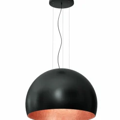 Sklep Kaja Czarna lampa wisząca, klosz o średnicy 85 cm LX 1626 z serii COMPO Discount