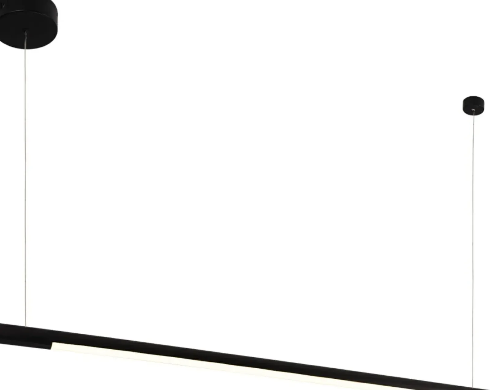 Sklep Kaja Czarna lampa wisząca LED 100cm nad stół MX P0354 ORGANIC P | Kaja Fashion