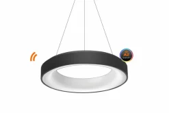 Sklep Kaja Czarna lampa wisząca LED do salonu WIFI AZ3552 SOVANA | Kaja czarny Fashion