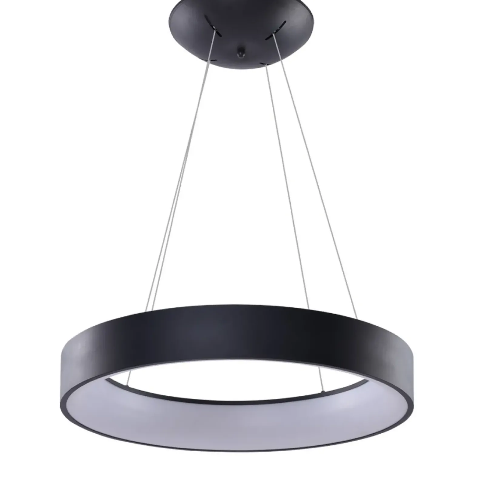 Sklep Kaja Czarna lampa wisząca LED z pilotem AZ3972 SOLVENT | Kaja Oświetlenie czarny Best