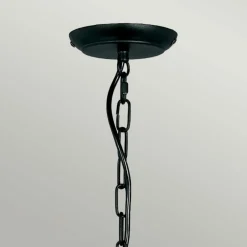 Sklep Kaja Czarna lampa wisząca na łańcuszku ART5-BLACK z serii ARTISAN* Randole Tradycyjne