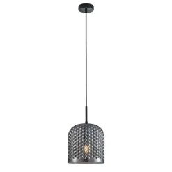Sklep Kaja Czarna lampa wisząca na żarówkę E27 PND-25205-1L-BK-SG z serii RENTI Cheap