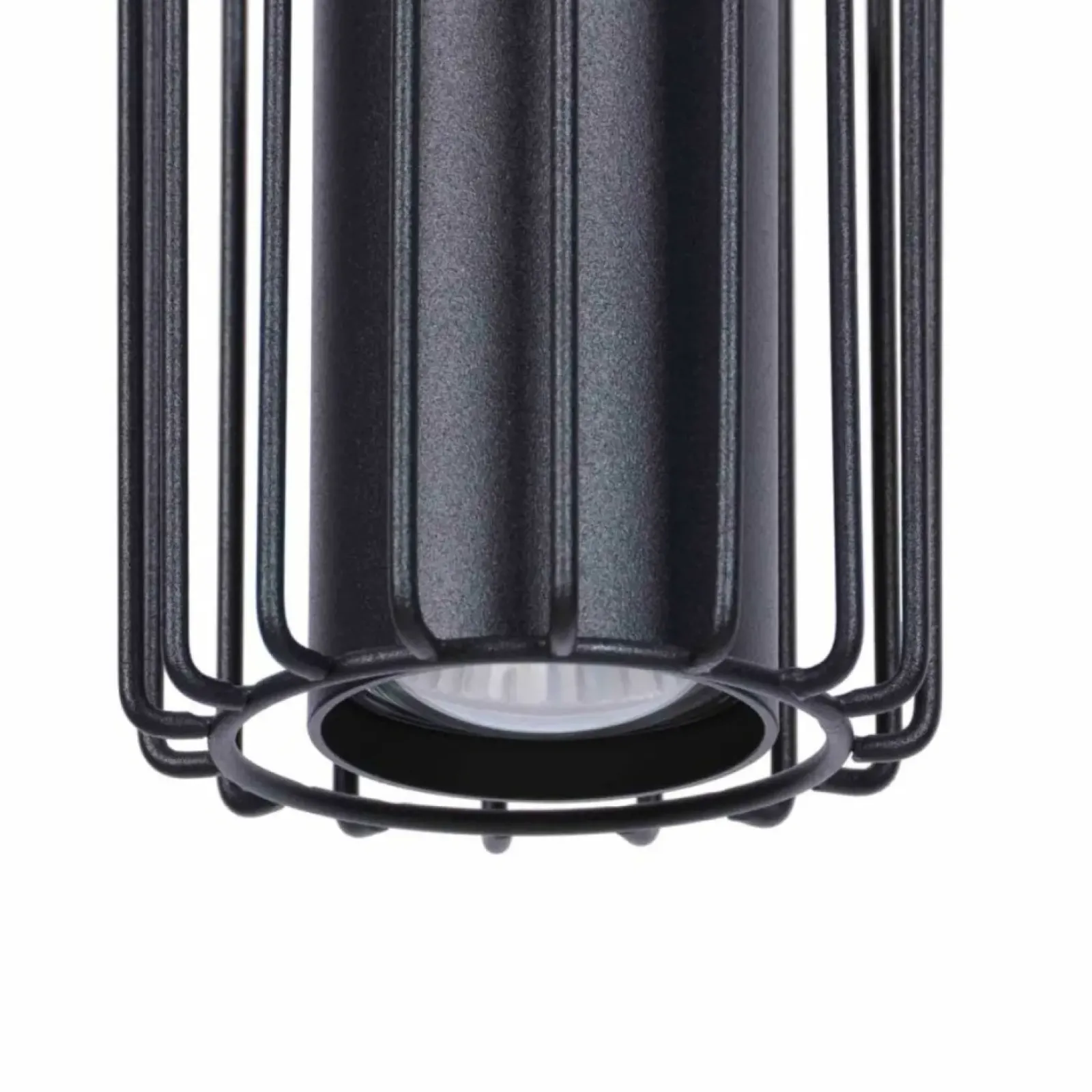 Sklep Kaja Czarna lampa wisząca na okrągłej podsufitce K-4932 | Kaja Oświetlenie czarny Best Sale