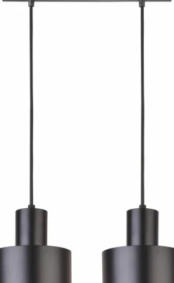 Sklep Kaja Czarna lampa wisząca nad wyspę kuchenną SIG 30898 z serii RIF | Kaja czarny New