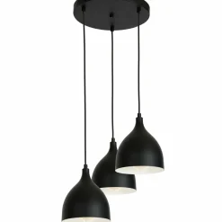 Sklep Kaja Czarna lampa wisząca, regulowana wysokość LX 1880 z serii NOAK | Kaja czarny Shop
