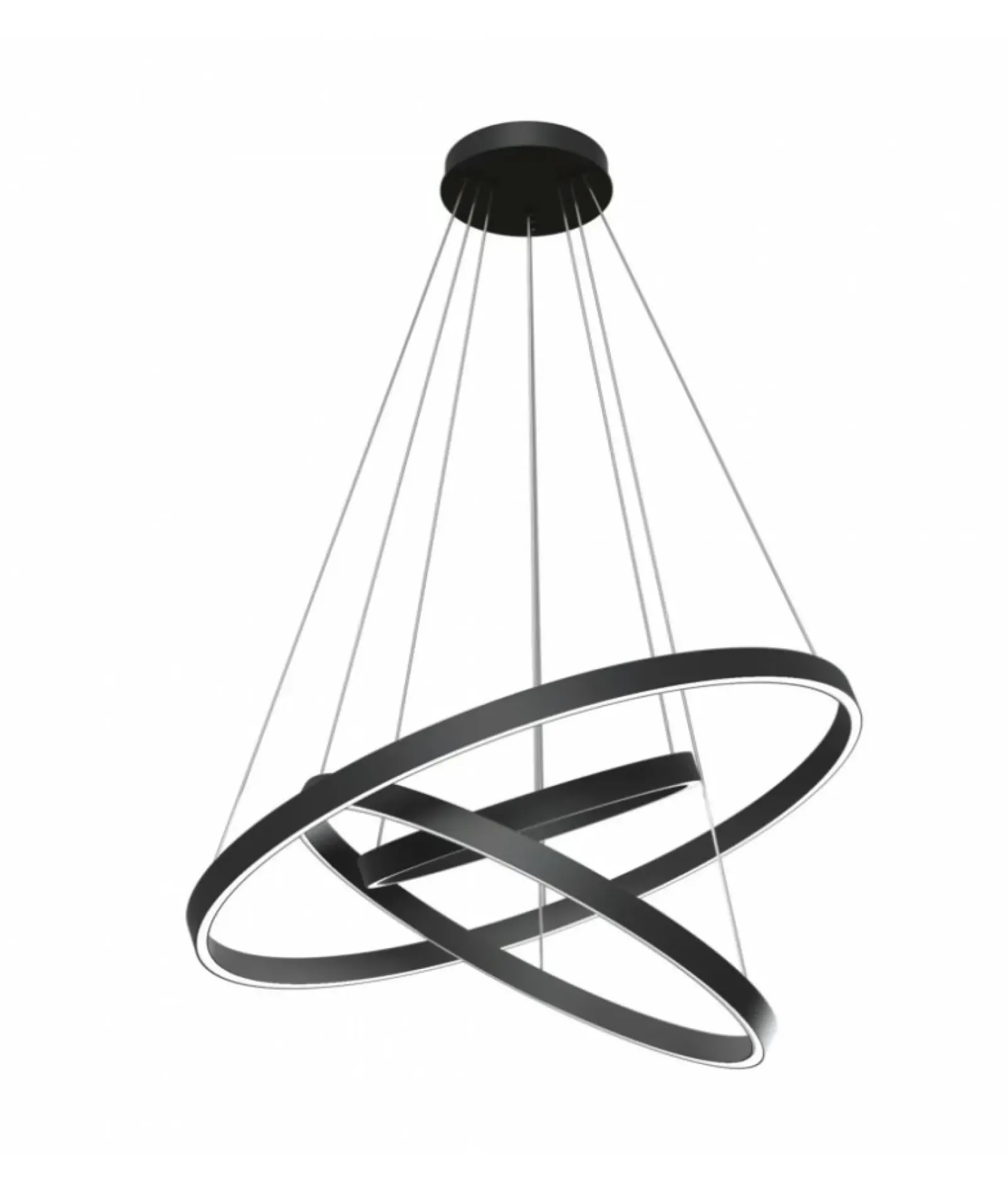 Sklep Kaja Czarna lampa wisząca, regulowana wysokość MOD058PL-L100B3K z serii RIM Cheap