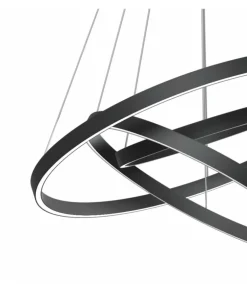 Sklep Kaja Czarna lampa wisząca, regulowana wysokość MOD058PL-L100B3K z serii RIM Cheap
