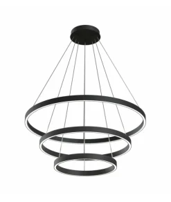 Sklep Kaja Czarna lampa wisząca, regulowana wysokość MOD058PL-L100B3K z serii RIM Cheap