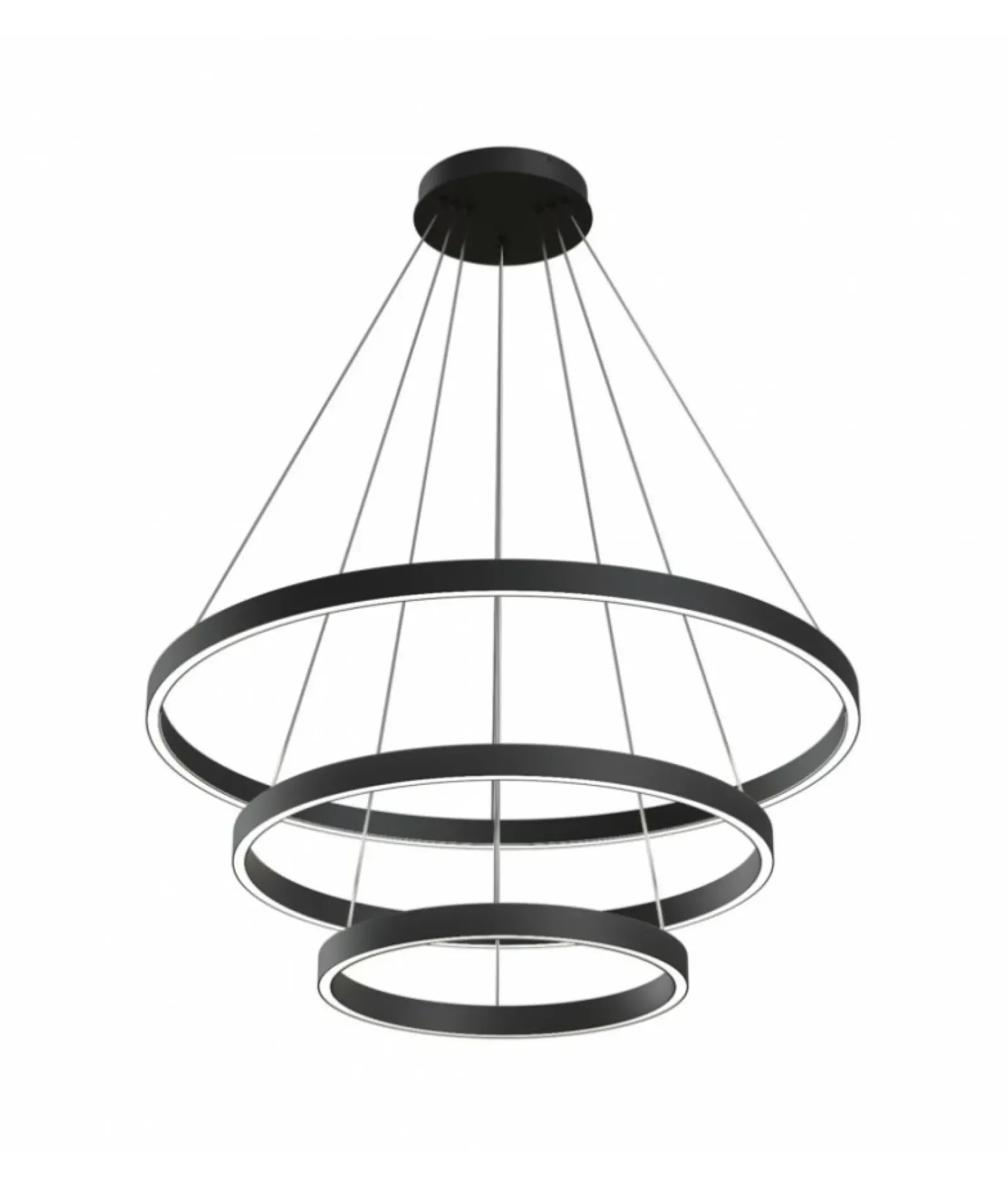 Sklep Kaja Czarna lampa wisząca, regulowana wysokość MOD058PL-L100B3K z serii RIM Cheap