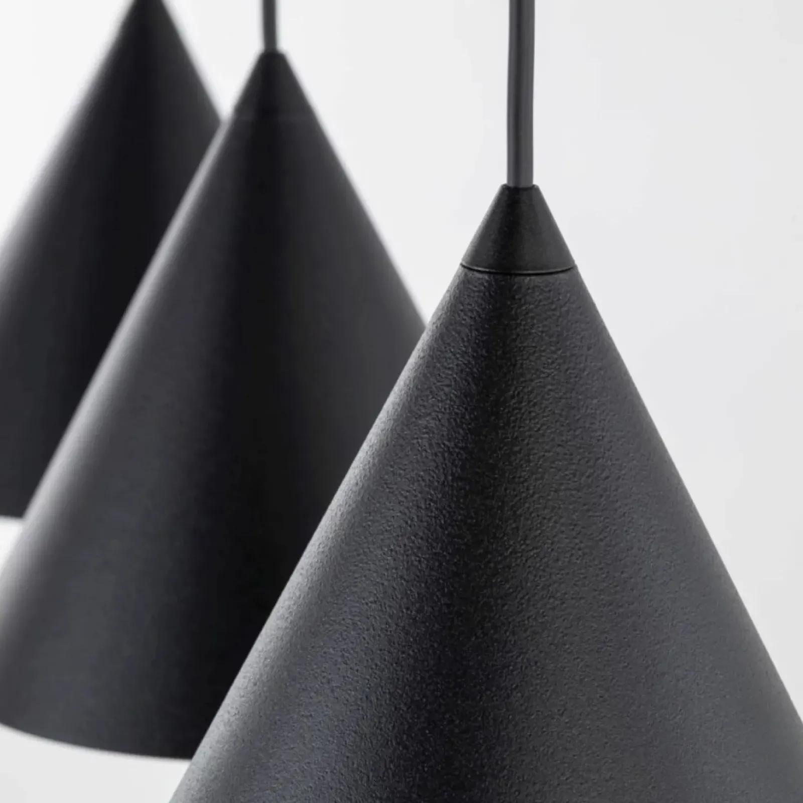 Sklep Kaja Czarna lampa wisząca z 3 zwisami TK 10068 CONO BLACK | Kaja Flash Sale