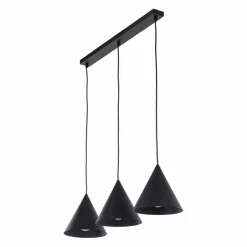 Sklep Kaja Czarna lampa wisząca z 3 zwisami TK 10068 CONO BLACK | Kaja Flash Sale