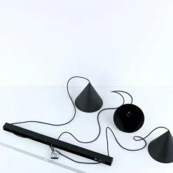 Sklep Kaja Czarna lampa wisząca z 3 zwisami TK 10068 CONO BLACK | Kaja Flash Sale