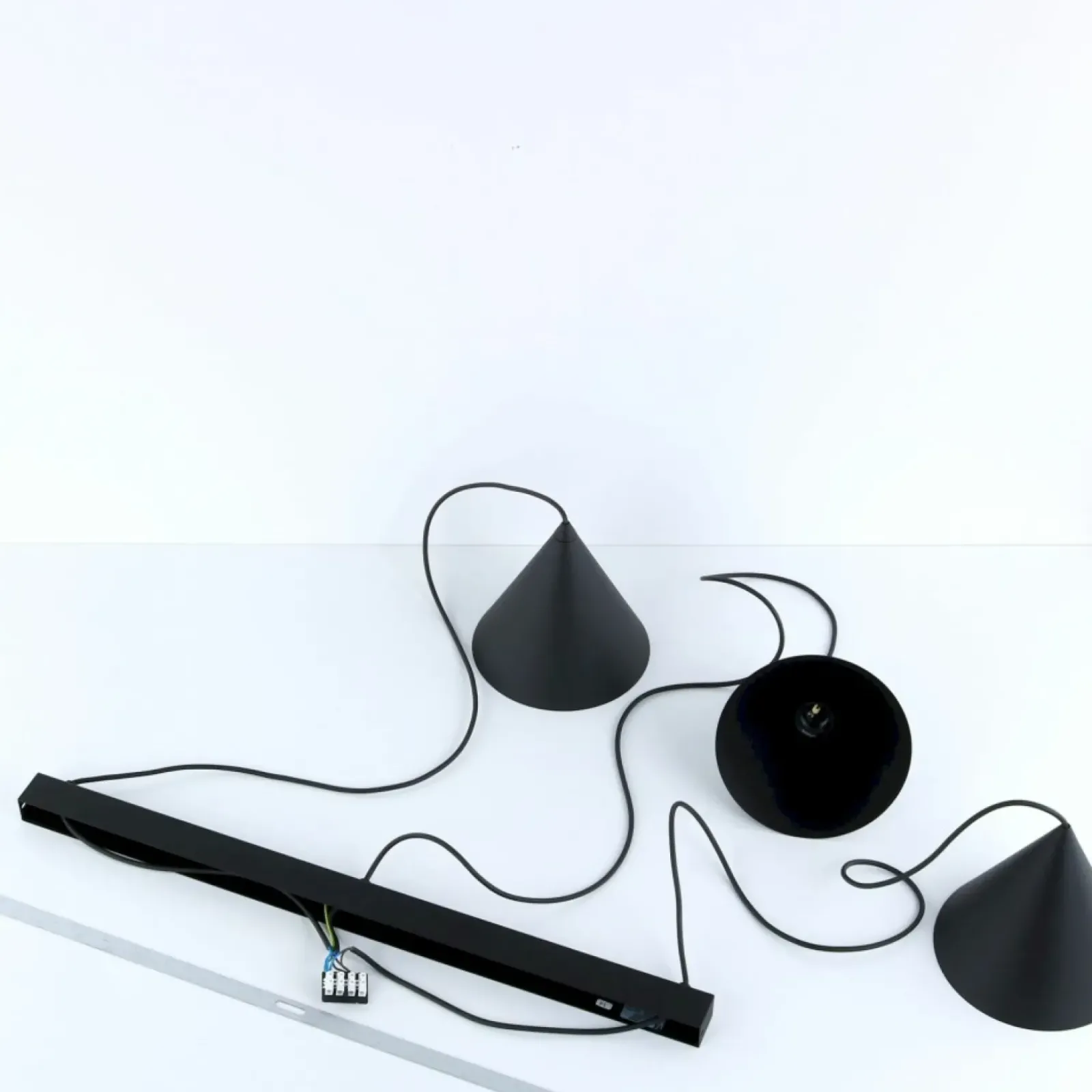 Sklep Kaja Czarna lampa wisząca z 3 zwisami TK 10068 CONO BLACK | Kaja Flash Sale