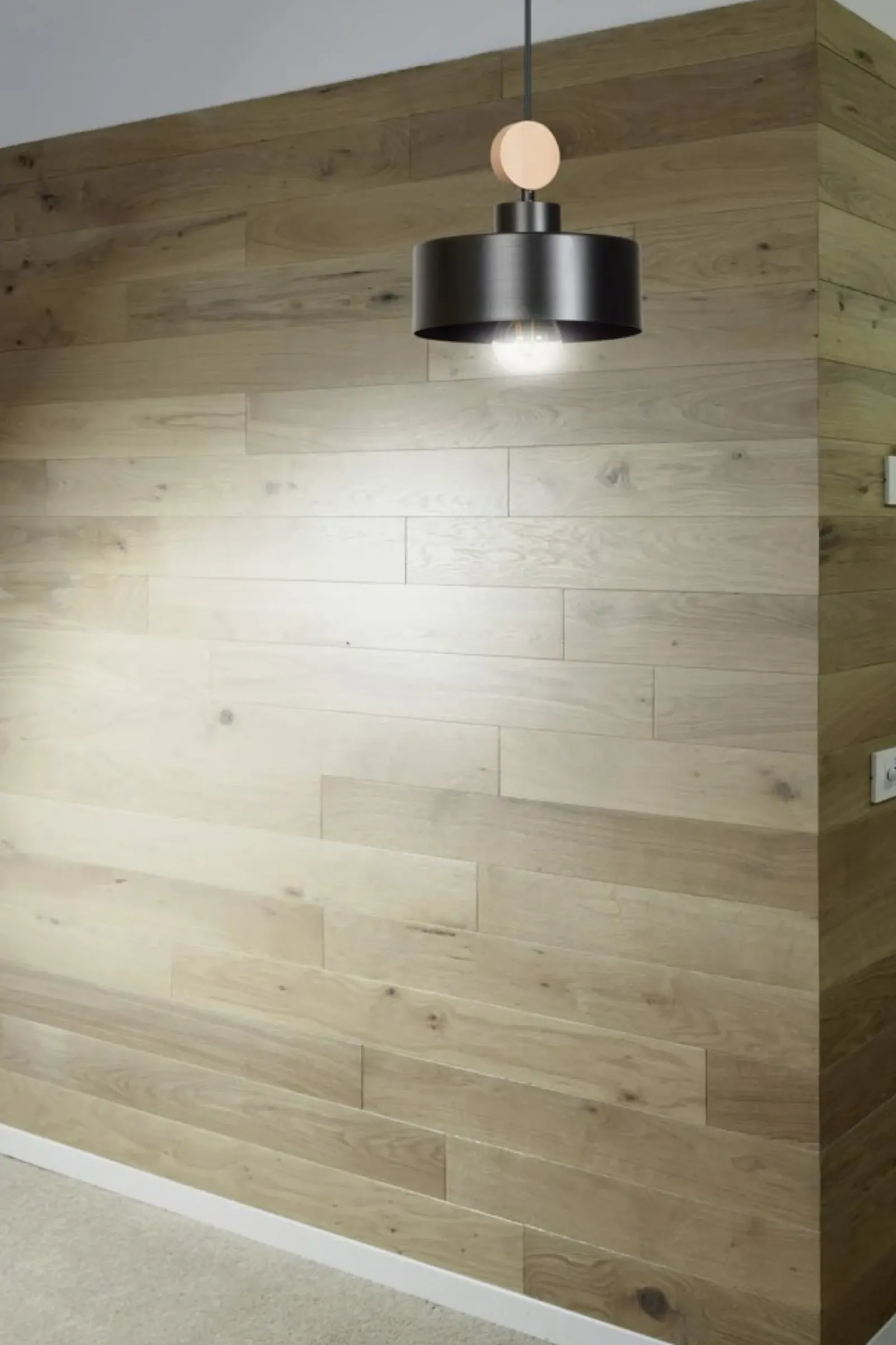 Sklep Kaja Czarna lampa wisząca z drewnianym elementem 582/1 | Kaja Oświetlenie czarny Clearance