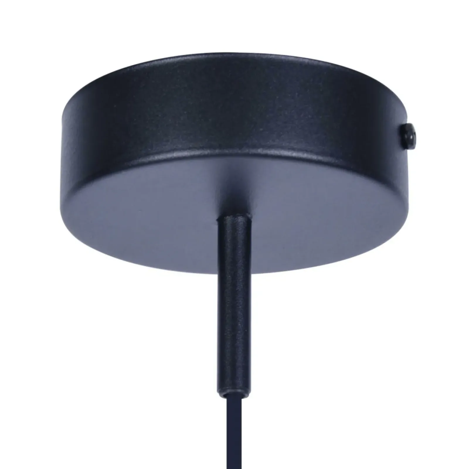 Sklep Kaja Czarna lampa wisząca z dymionym kloszem K-4877 z serii ALDAR Outlet