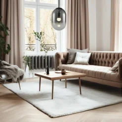 Sklep Kaja Czarna lampa wisząca z dymionym kloszem ML0323 ALIAS | Kaja Cheap